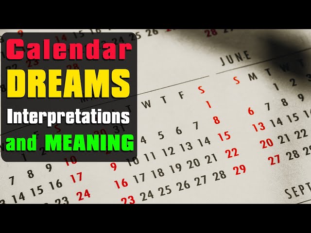 Biblical Meaning Behind Dates and Months in Your Dreams